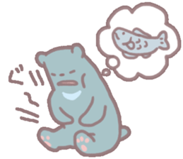 white & black bears sticker #7878542