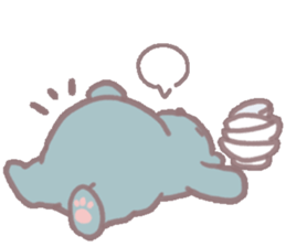 white & black bears sticker #7878544