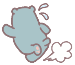 white & black bears sticker #7878552