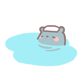 white & black bears sticker #7878559