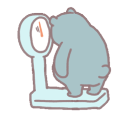 white & black bears sticker #7878560