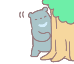 white & black bears sticker #7878562