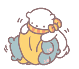 white & black bears sticker #7878569