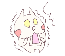 Mashmallow Cat of FUNA3-ThankU&LoveU sticker #7879520