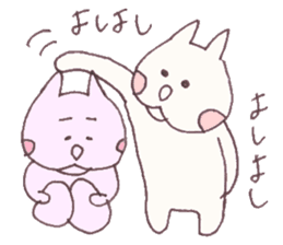 Mashmallow Cat of FUNA3-ThankU&LoveU sticker #7879521