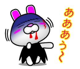 Poya-n rabbit THE Halloween. sticker #7879683