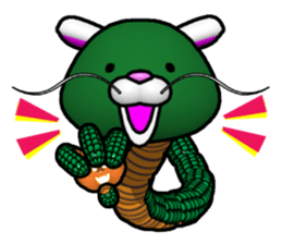 Poya-n rabbit THE Halloween. sticker #7879698