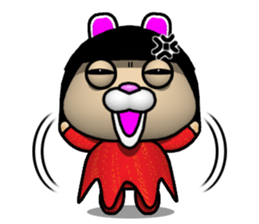 Poya-n rabbit THE Halloween. sticker #7879705