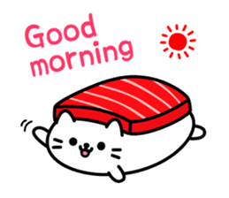 Cat Sushi (English edition) sticker #7879836