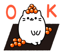 Cat Sushi (English edition) sticker #7879839