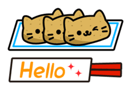 Cat Sushi (English edition) sticker #7879840