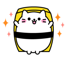 Cat Sushi (English edition) sticker #7879842