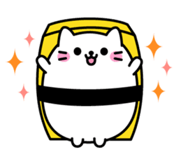 Cat Sushi (English edition) sticker #7879842