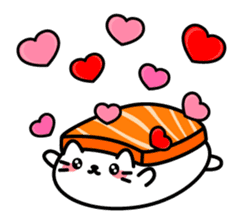 Cat Sushi (English edition) sticker #7879853