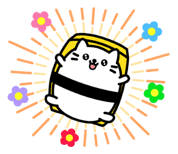 Cat Sushi (English edition) sticker #7879854