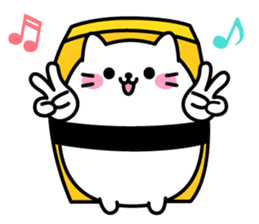 Cat Sushi (English edition) sticker #7879863