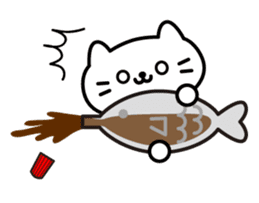 Cat Sushi (English edition) sticker #7879865