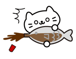 Cat Sushi (English edition) sticker #7879865