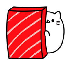 Cat Sushi (English edition) sticker #7879869