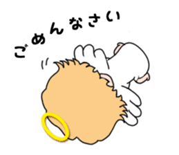 Angel with 40 emotion or pattern sticker #7879997