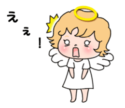 Angel with 40 emotion or pattern sticker #7880006