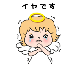 Angel with 40 emotion or pattern sticker #7880019