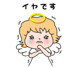 Angel with 40 emotion or pattern sticker #7880019