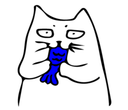 The cat which cries 3 sticker #7880685