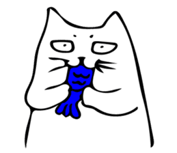 The cat which cries 3 sticker #7880685