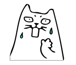 The cat which cries 3 sticker #7880689