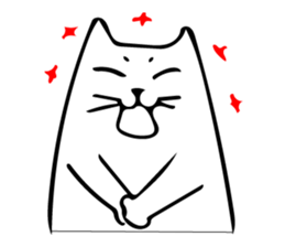 The cat which cries 3 sticker #7880693