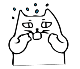 The cat which cries 3 sticker #7880695