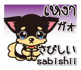 Chihuahuas Japanese & Thai sticker sticker #7880979