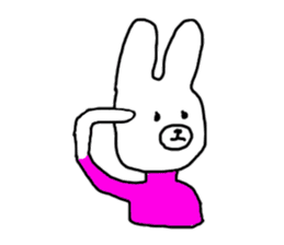 COOL rabbit BUDO sticker #7881540