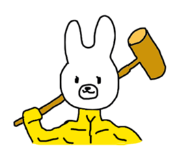 COOL rabbit BUDO sticker #7881550