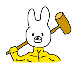 COOL rabbit BUDO sticker #7881550