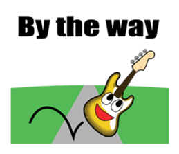 Guitar,drum,bass,piano (Only English) sticker #7881639