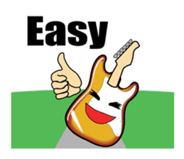 Guitar,drum,bass,piano (Only English) sticker #7881646