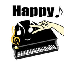 Guitar,drum,bass,piano (Only English) sticker #7881648