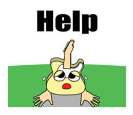 Guitar,drum,bass,piano (Only English) sticker #7881649