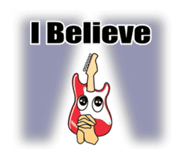 Guitar,drum,bass,piano (Only English) sticker #7881651