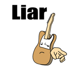 Guitar,drum,bass,piano (Only English) sticker #7881654