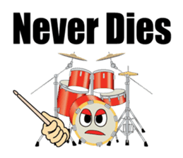 Guitar,drum,bass,piano (Only English) sticker #7881657