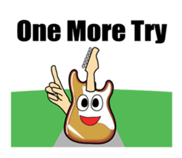 Guitar,drum,bass,piano (Only English) sticker #7881659