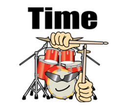 Guitar,drum,bass,piano (Only English) sticker #7881669