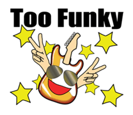 Guitar,drum,bass,piano (Only English) sticker #7881672