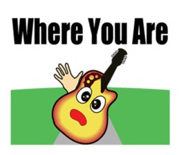 Guitar,drum,bass,piano (Only English) sticker #7881673