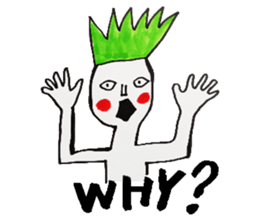 Strange friend sticker #7882251