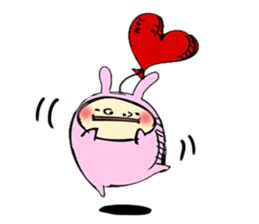 ballooooooooon rabbit sticker #7883525