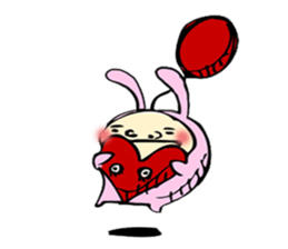 ballooooooooon rabbit sticker #7883527